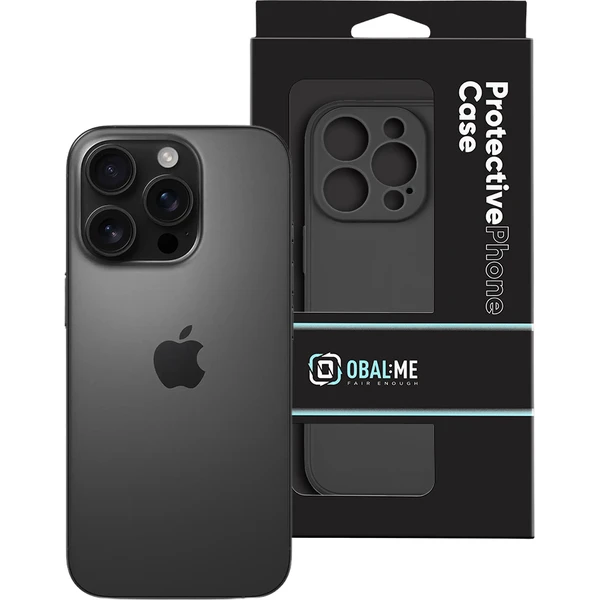 OBAL:ME Matte TPU kryt Apple iPhone 16 Pro černý - Pouzdra - Obrázek f87d1900a3c54ceda8333b1dabb1c01f