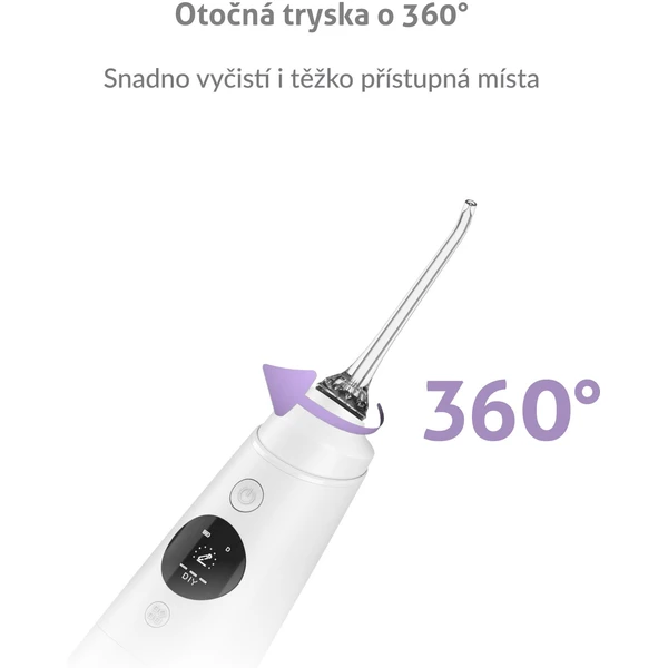 TrueLife AquaFloss Compact C300 ústní sprcha bílá - Ústní sprchy - Obrázek f8a6d3fceae4458794c10f1f3930d0e9