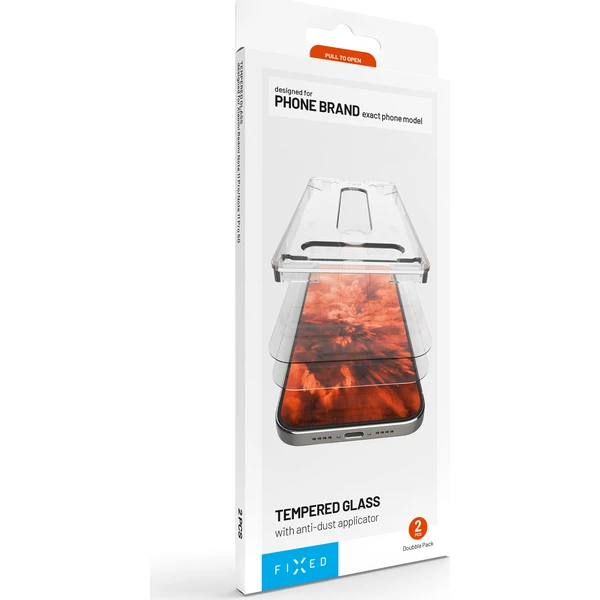 FIXED 2,5D tvrzené sklo s aplikátorem Apple iPhone 18 Pro Max, 2ks čiré - Ochranné folie a skla - Obrázek f8b01a2cafbd42ecafea3a27376c065e