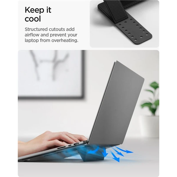 Spigen Slim Fold Laptop Stand LD201-S1 stojánek pro notebook/MacBook černý - Stojánky - Obrázek f8cc3e9d6ec64789bffaca2b8538904a
