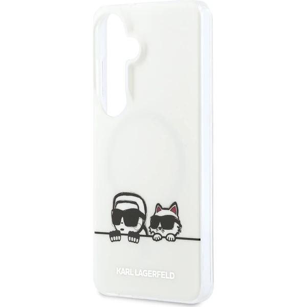 Karl Lagerfeld IML K&CH Peekaboo Logo Magnetic kryt Samsung Galaxy S26+ bílý - Pouzdra - Obrázek f8dd257294b24c62a6037ba8c5b737aa