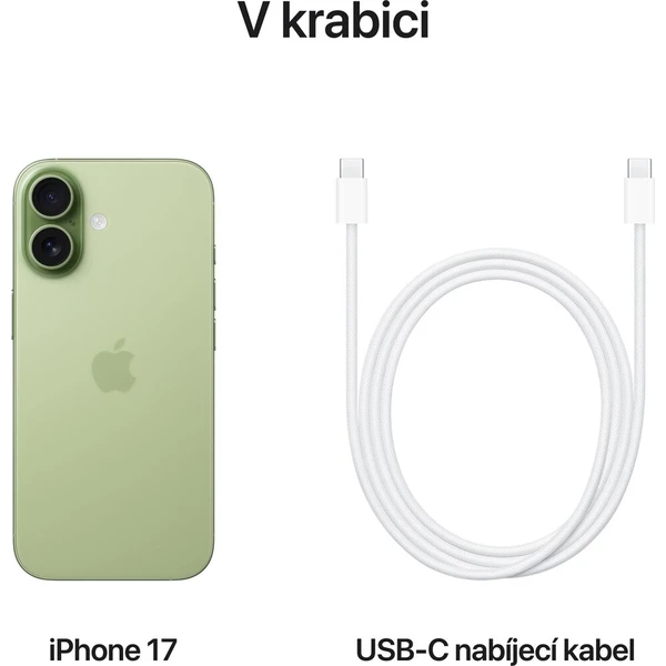 Apple iPhone 17 512GB šalvějově zelený (Další) - Mobilní telefony - Obrázek f8e99c4b16e347b6a26f2114d4a89de2