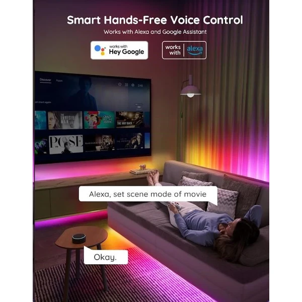 Govee WiFi RGBIC Smart PRO LED pásek 5m - LED pásky - Obrázek f8fbe712c03e4363a81b7d2d0b1bf7d1