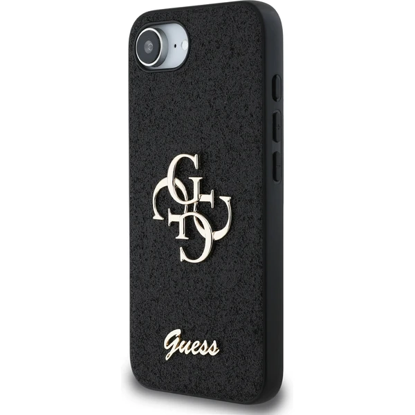 Guess PU Fixed Glitter 4G Metal Logo kryt iPhone 17e/16e černý - Pouzdra - Obrázek f91178773fb74e38b50cb7c3ec2c9fa1