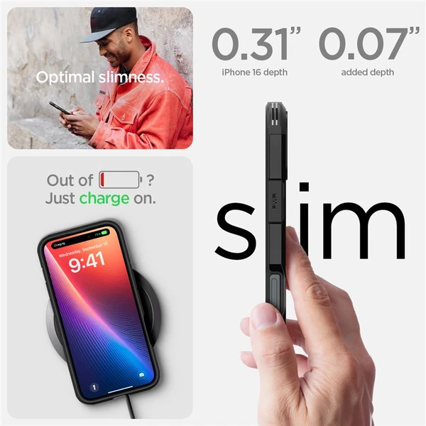 Spigen Tough Armor MagSafe kryt iPhone 16 black - Pouzdra - Obrázek f92b267a3dc24e70a27fc98df99008d1