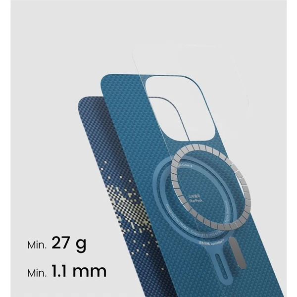 Pitaka StarPeak Luminous Case svítící kryt iPhone 16 Pro Milky way galaxy - Pouzdra - Obrázek f9408b5c9c4449b0aee69a7a37f8368f