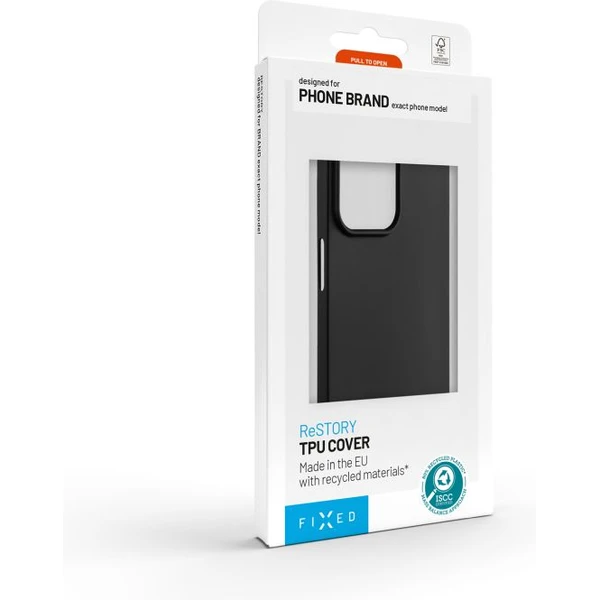 FIXED ReStory TPU recyklovaný kryt Apple iPhone 15 černý - Pouzdra - Obrázek f945f910d333437b80ab5a38d0c67385