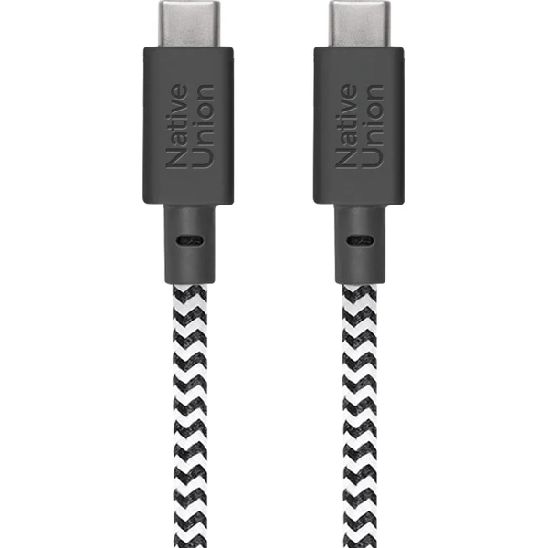 Native Union Belt Cable XL USB-C/USB-C kabel 3m, 100W zebra