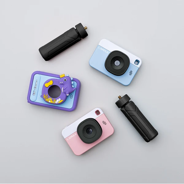 LAMAX PixelKid1 dětský fotoaparát modrý - Fotoaparáty - Obrázek f9815f042b9c406caafbed6c56d22bd1