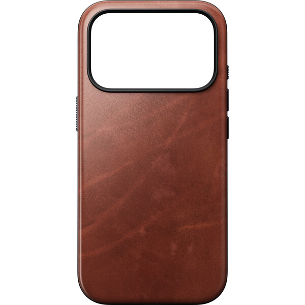 Nomad Modern Leather (Horween) MagSafe kožený kryt iPhone 17 Pro/18 Pro Olde Dublin - Pouzdra - Obrázek f987b201bb664776b2b18dd26cf65e1c