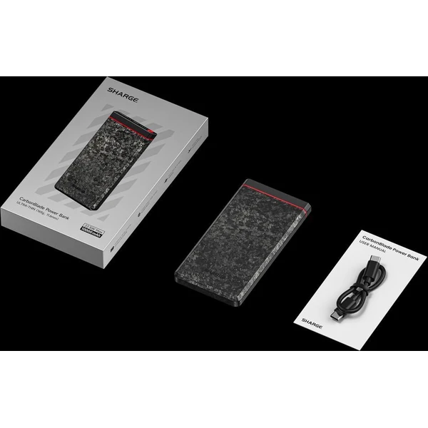 SHARGE C1 CarbonBlade 10 000mAh powerbanka černá - Powerbanky - Obrázek f98a511d6c9e4931b854fe5354e0a364