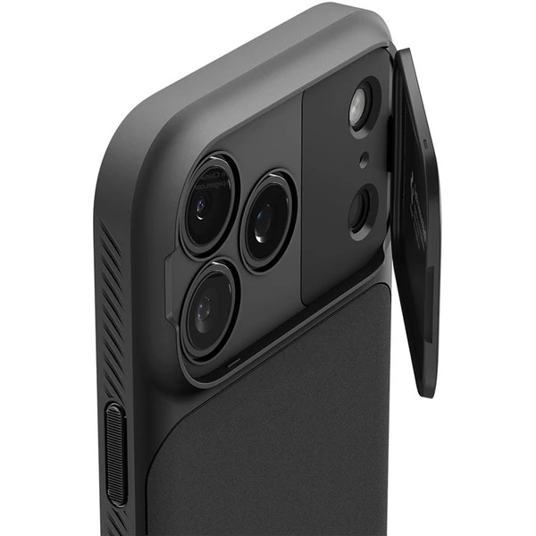 Spigen Optik Armor MagSafe kryt iPhone 17 Pro black - Pouzdra - Obrázek f997cea48d604416850a6f06fe8a6300