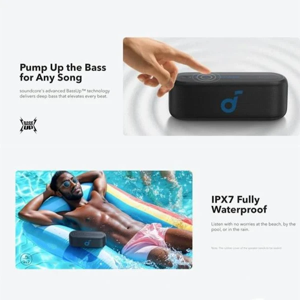 Anker Soundcore Select 2S bezdrátový reproduktor černý - Reproduktory - Obrázek f99e93798c444954ac5952ed1fd9fcf2