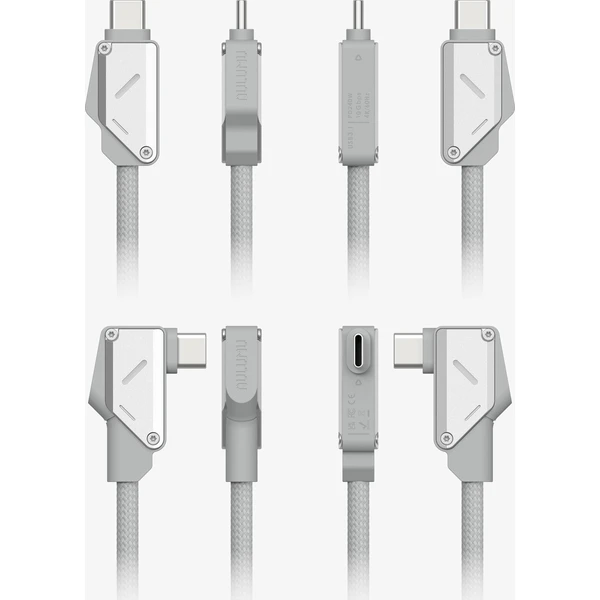Aulumu M07 Steady Aluminum 240W Hi-Speed Charging & Data USB-C kabel (1,2m) Gray - Kabely a redukce - Obrázek f9b1f43409084aae852532bb8641ba54