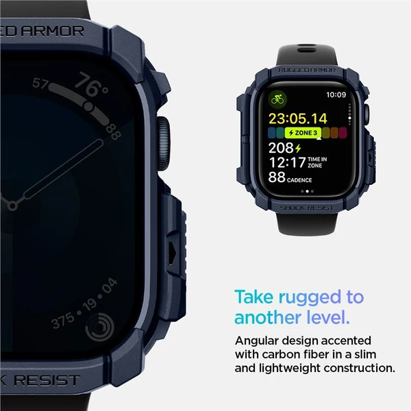 Spigen Rugged Armor kryt pro Apple Watch 10/11 (42mm) námořně modrý - Pouzdra - Obrázek f9b261829ed74cb5b33ddabe875123db