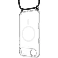 FIXED MagPure Neck kryt s černou šňůrkou na krk pro Apple iPhone Air - Pouzdra