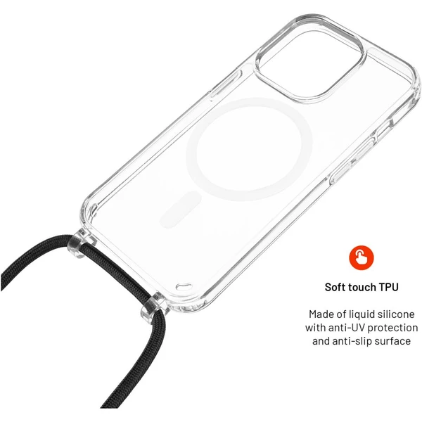 FIXED MagPure Neck kryt s černou šňůrkou na krk pro Apple iPhone 16 Pro Max - Pouzdra - Obrázek f9e6a1afb20c4bcdb1ac8922f865a712