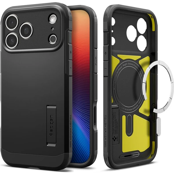 Spigen Tough Armor T MagSafe kryt iPhone 17 Pro black - Pouzdra - Obrázek fa026397a4614725890b717bfcaad017