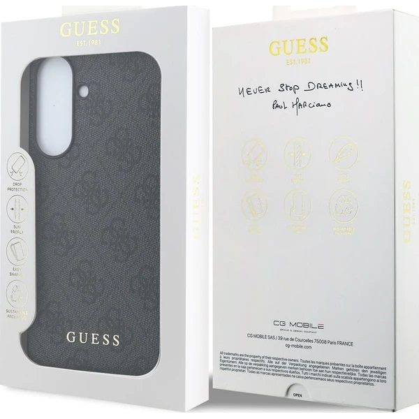 Guess 4G Charm kryt Samsung Galaxy A57 černý - Pouzdra - Obrázek fa05b13a114b44d6b53ebbee75006010