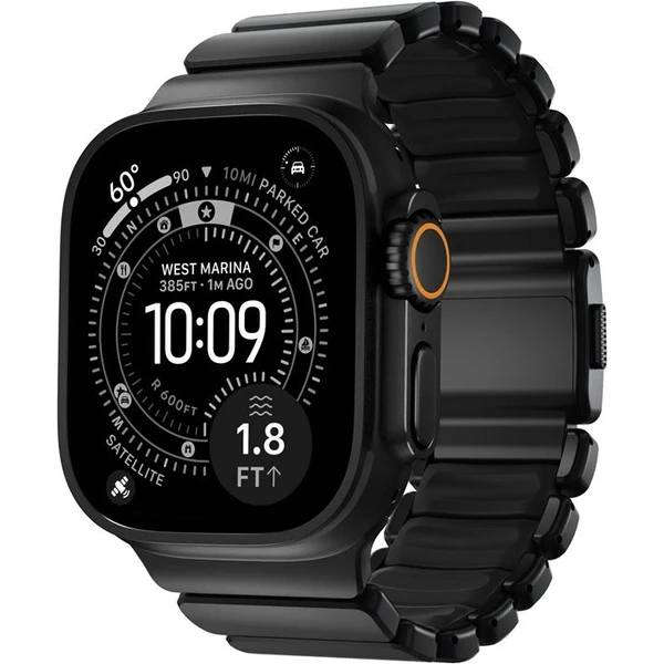 Nomad Stratos Band FKM řemínek Apple Watch 45/46/49mm Black Titanium/Black - Řemínky - Obrázek fa25c4c9f16141a5bc63a5237068342e
