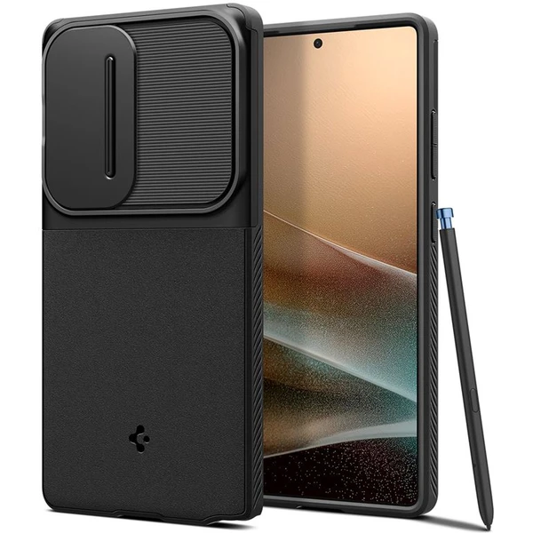 Spigen Optik Armor kryt Samsung Galaxy S25 Ultra černý - Pouzdra - Obrázek fa428f7b0c124c4191370feb08293775