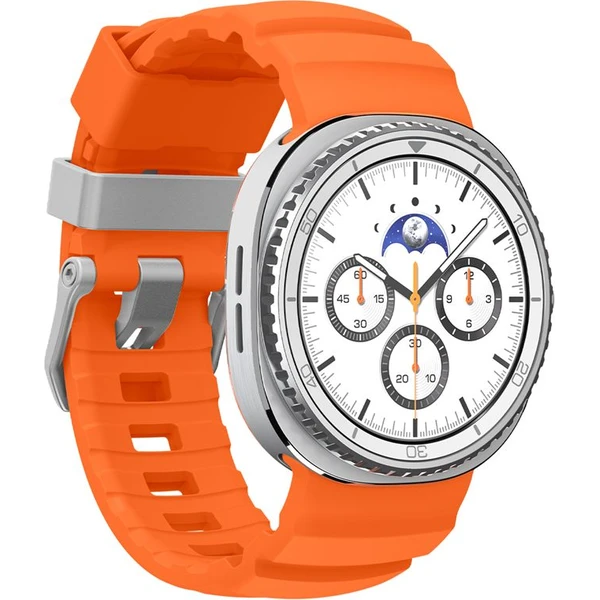 Spigen Silicone Band řemínek Samsung Galaxy Watch8/Classic 46mm/44mm/40mm oranžový - Řemínky - Obrázek fa44ce22cc334b6ba8a4e777565c3f16