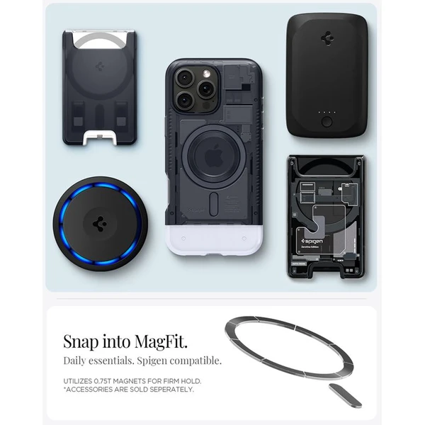 Spigen Classic C1 MagSafe kryt iPhone 16 Pro graphite - Pouzdra - Obrázek fa66595a88cf41df8a7dfdbad6983f15
