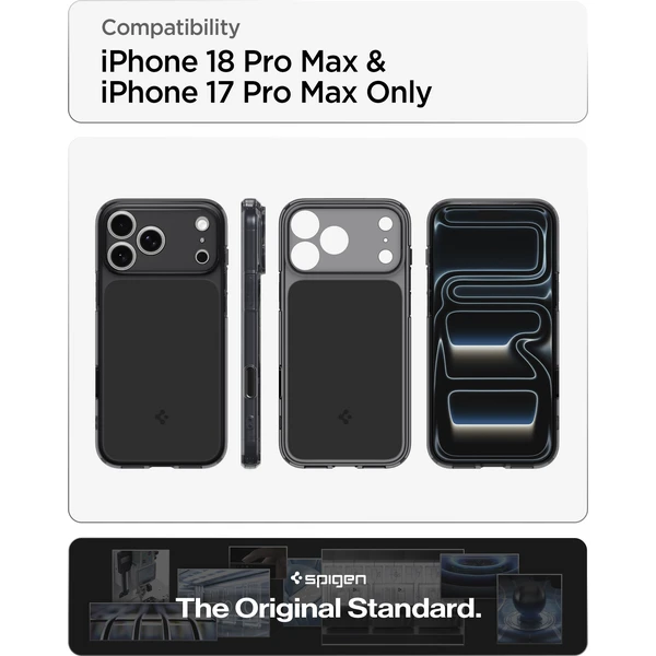 Spigen Ultra Hybrid T MagSafe kryt iPhone 18 Pro Max/17 Pro Max matte black - Pouzdra - Obrázek fa74b976e7234e52aaa1f22c0baf2a6b