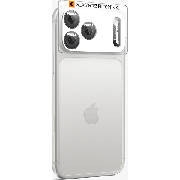 Spigen Glass tR EZ Fit Optik Pro XL 1 Pack sklo na fotoaparát iPhone 18 Pro tmavě šedé - Ochranné folie a skla - Obrázek fa878946f1794aaa8c3a7059c74c6fd2