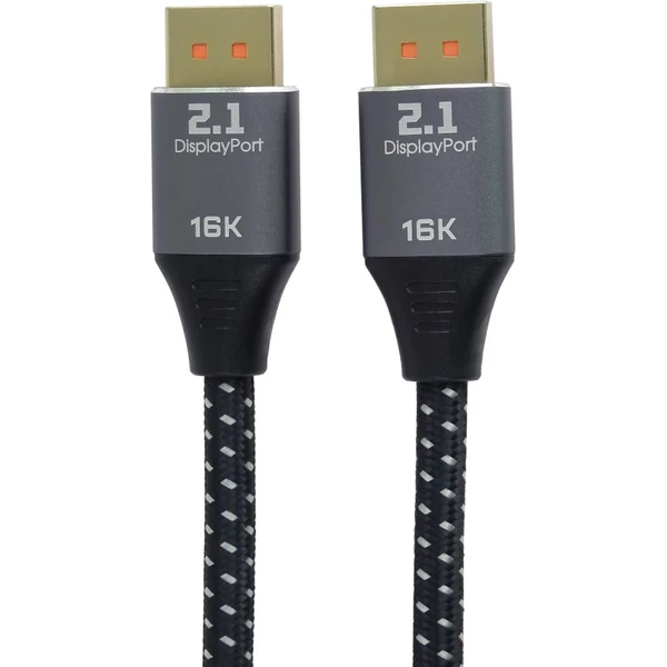 PremiumCord DisplayPort 2.1/DisplayPort 2.1 kabel 16K 1m černý/bílý - Kabely a redukce - Obrázek fa9082fcdd134bd0b68ffa14b8b44ab1
