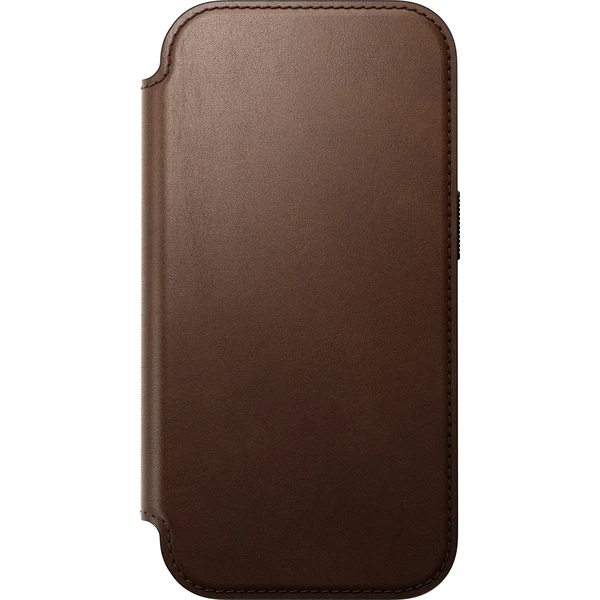 Nomad Modern Leather Folio MagSafe kožené pouzdro iPhone 17 Pro/18 Pro Brown - Pouzdra - Obrázek faa515250eb34fe89b2dc6bb018f7c12