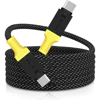 Tactical MagRope USB-C/USB-C magnetický kabel, 1m, černý/žlutý - Kabely