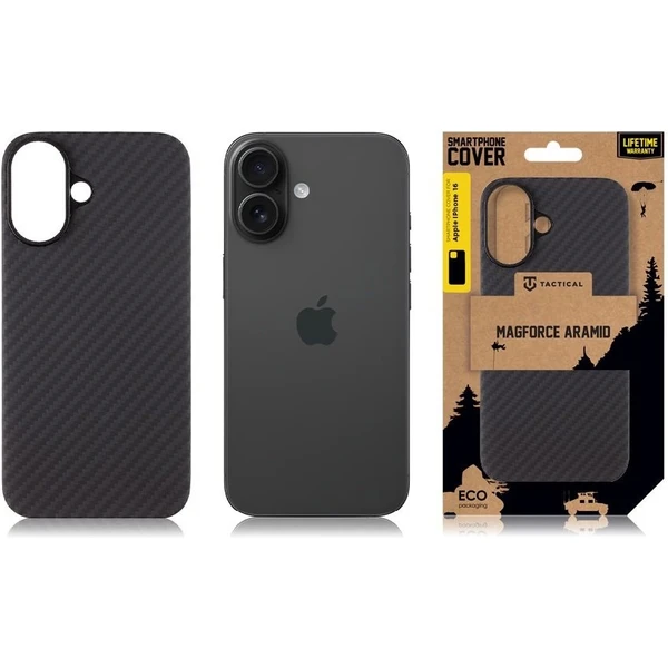 Tactical MagForce Aramid Kryt pro Apple iPhone 16 černý - Pouzdra - Obrázek fac0ea5e0a5540318e4748fe64131402