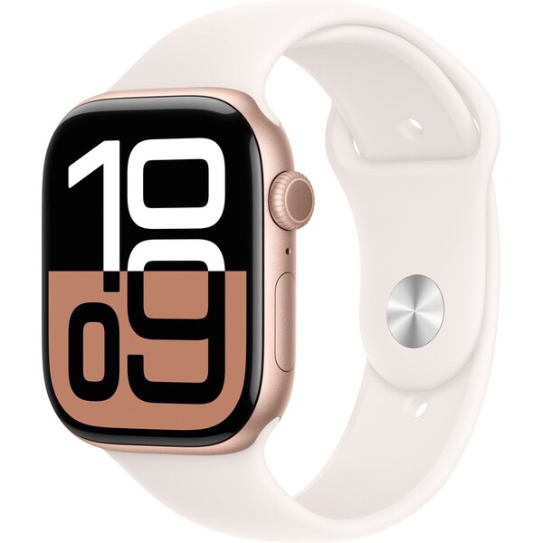 Apple Watch 46mm světle ruměný sportovní řemínek - M/L MXM93ZM/A