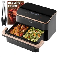Cosori TF101S Dual blaze TwinFry 10l hozkovzdušná fritéza černá - Fritézy