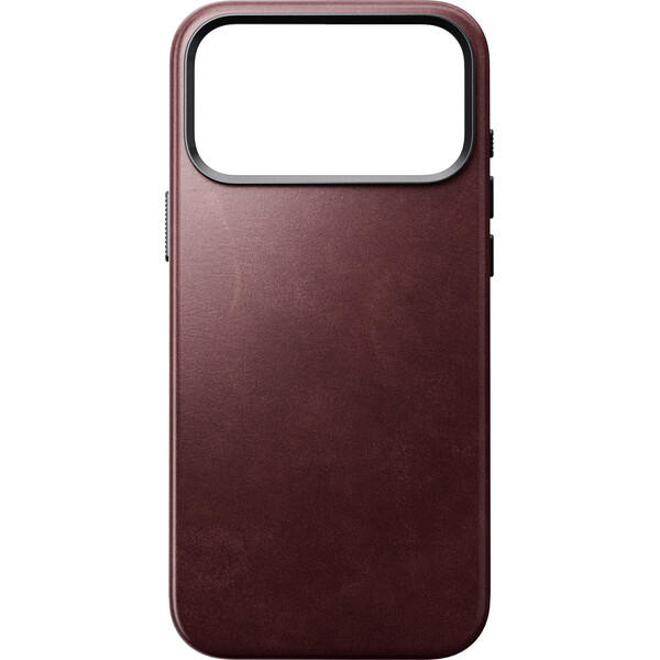Nomad Traditional Leather (Horween) MagSafe kožený kryt iPhone 18 Pro Max Burgundy - Pouzdra - Obrázek fb0968d543394a68bf7ef4f3aaf30c65