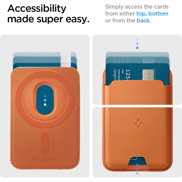 Spigen Valentinus MagSafe Wallet 3 Card peněženka metallic orange - Peněženky - Obrázek fb2838a003624197bad5c6b5f86da289