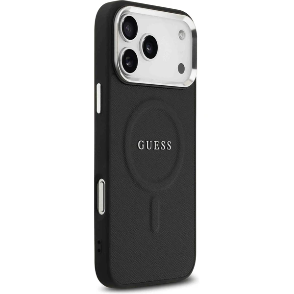 Guess PU Saffiano MagSafe kryt iPhone 17 Pro Max černý - Pouzdra - Obrázek fb4364d4129c42e7a567ba936e3ebff7