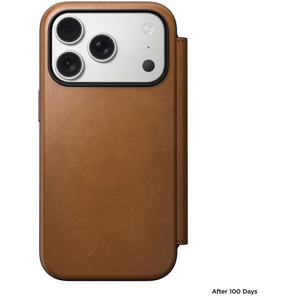 Nomad Modern Leather Folio MagSafe kožené pouzdro iPhone 17 Pro English Tan - Pouzdra - Obrázek fb4efc96430e4fb48310c168b3addacf