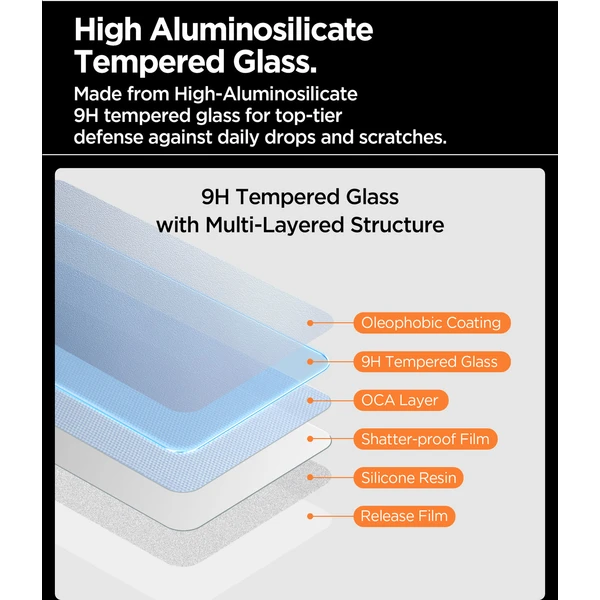 Spigen Glass tR AlignMaster S sklo iPhone 17 Pro (3 ks) - Ochranné folie a skla - Obrázek fb57e779498040619aff0ff118b22733