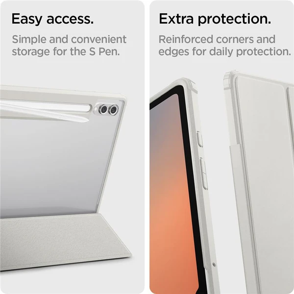 Spigen Ultra Hybrid Pro pouzdro Samsung Galaxy Tab S10/S9/S8 Ultra šedé - Pouzdra - Obrázek fb625598fd114ae898f2c407f292e807