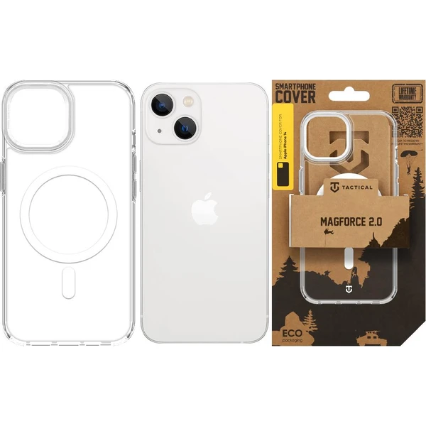 Tactical MagForce 2.0 MagSafe kryt Apple iPhone 14 stříbrný - Pouzdra - Obrázek fb7283355e1c4d0f81ccab311cd04386