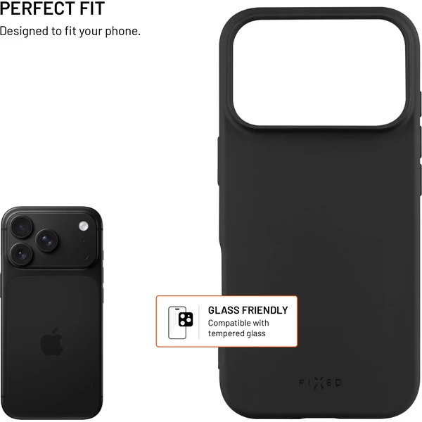FIXED Story silikonový kryt Apple iPhone 18 Pro černý - Pouzdra - Obrázek fb8000bd78204629a14e7cb79cd4b2e8