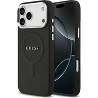 Guess PU Saffiano MagSafe kryt iPhone 17 Pro Max černý - Pouzdra