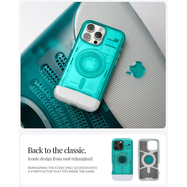 Spigen Classic C1 MagSafe kryt iPhone 16 Pro bondi blue - Pouzdra - Obrázek fbc34143018c43308aaded2f23dd39cc