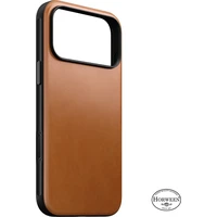 Nomad Modern Leather (Horween) MagSafe kožený kryt iPhone 18 Pro Max Saddle - Pouzdra