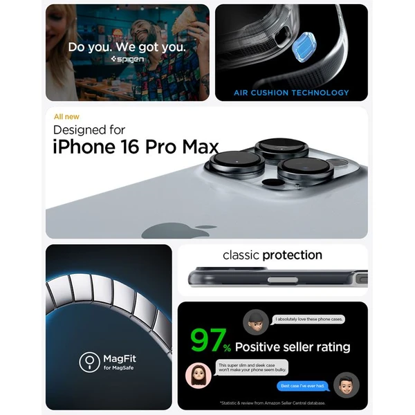 Spigen Classic C1 MagSafe kryt iPhone 16 Pro Max graphite - Pouzdra - Obrázek fbeb798ce9c64770ab5fe6f421617b6e