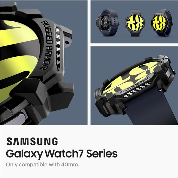 Spigen Rugged Armor pouzdro Samsung Galaxy Watch7 (44mm) matně černé - Pouzdra - Obrázek fc00b6cce841440d9dd45e91439892d3