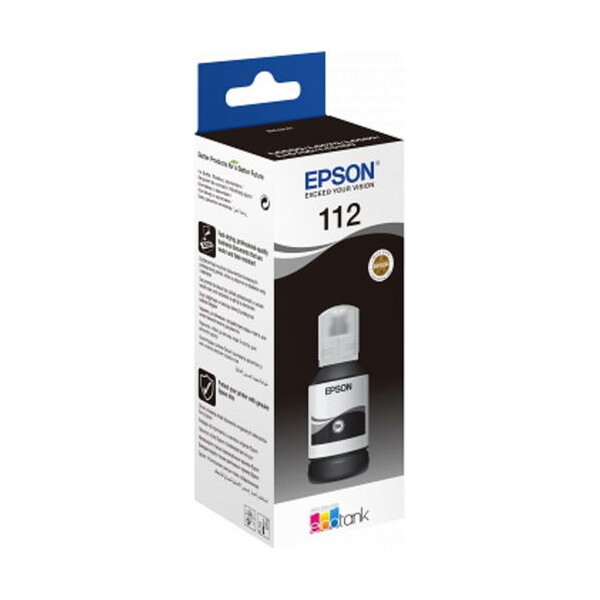 Inkoustová náplň Epson 112 EcoTank - černý