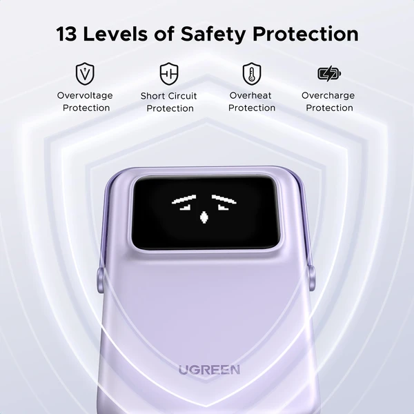 UGREEN Uno MagSafe/Qi2 Powerbanka se stojánkem, 10000 mAh, 20W, fialová - Powerbanky - Obrázek fc27ba71b9d14914bcf7a5f502b3fd68